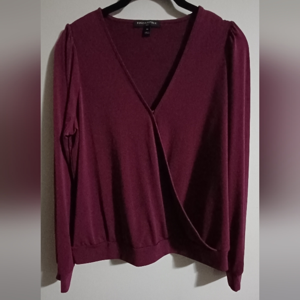 Banana Republic Deep Burgundy Top